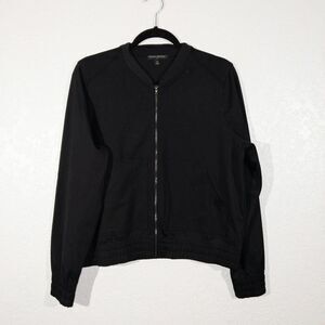 New Banana Republic Black Zip‎ Up Lightweight Jacket Size Medium